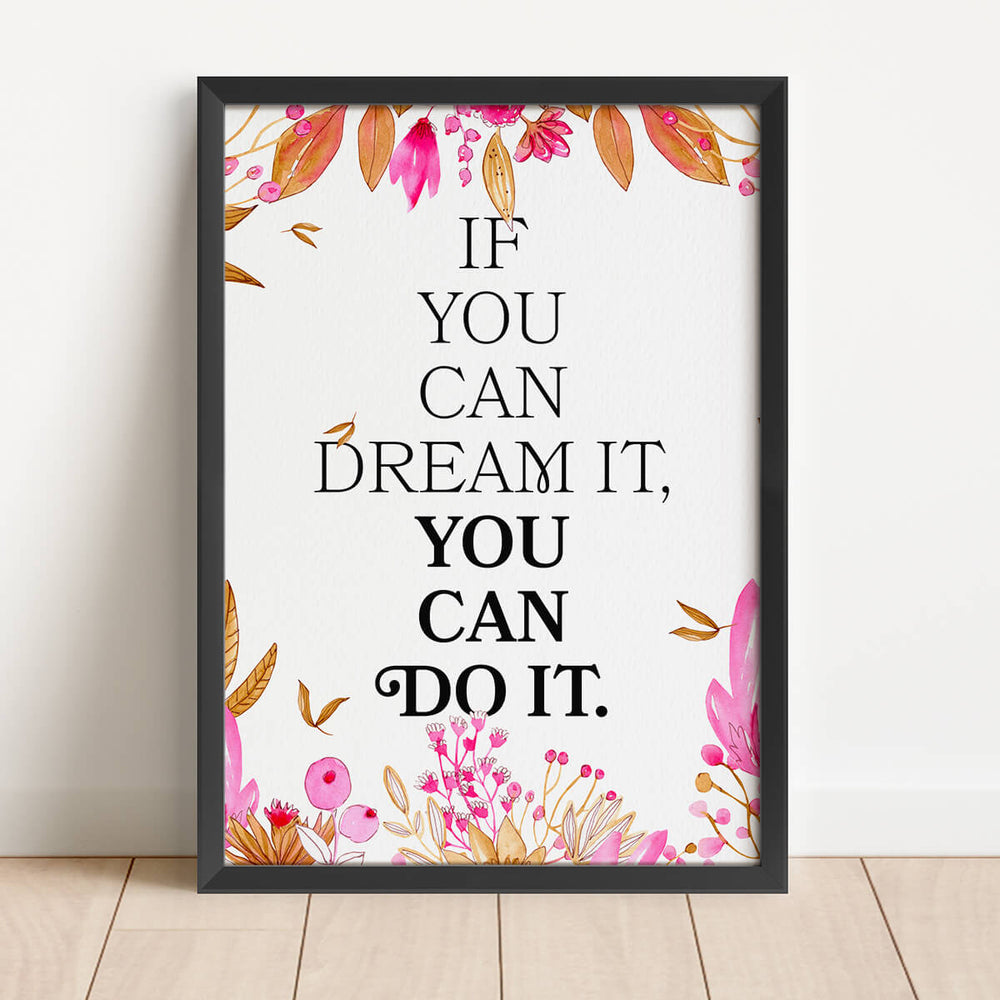 إذا كنت تستطيع أن تحلم به، يمكنك أن تفعل ذلك