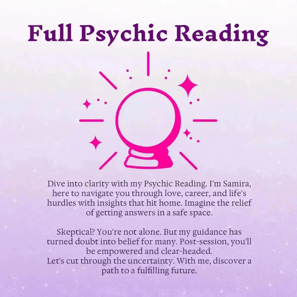 Full Psychic Tarot Reading by Samira thumbnail-image-5