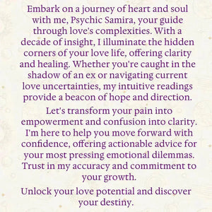 Full Psychic Tarot Reading by Samira thumbnail-image-6